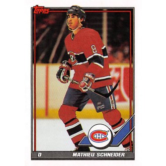 Řadové karty - Schneider Mathieu - 1991-92 Topps No.392