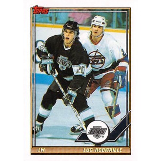 Řadové karty - Robitaille Luc - 1991-92 Topps No.405