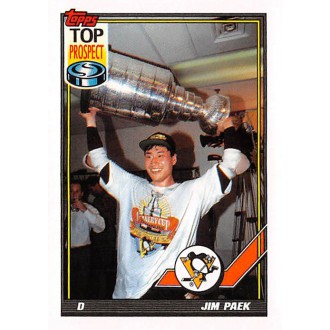 Řadové karty - Paek Jim - 1991-92 Topps No.437