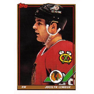Řadové karty - Lemieux Jocelyn - 1991-92 Topps No.453