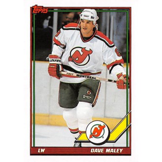 Řadové karty - Maley Dave - 1991-92 Topps No.476