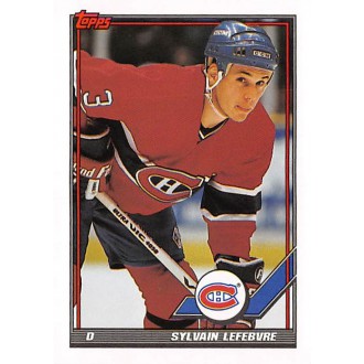Řadové karty - Lefebvre Sylvain - 1991-92 Topps No.489
