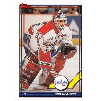 Řadové karty - Beaupre Don - 1991-92 Topps No.505