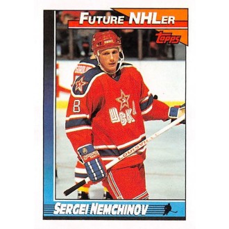 Řadové karty - Nemchinov Sergei - 1991-92 Topps No.514