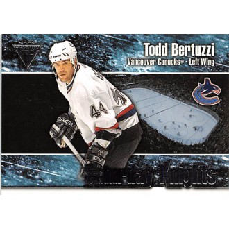Insertní karty - Bertuzzi Todd - 2002-03 Titanium Saturday Knights No.10