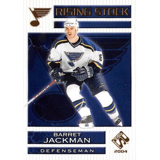 Insertní karty - Jackman Barret - 2003-04 Private Stock Reserve Rising Stock No.12