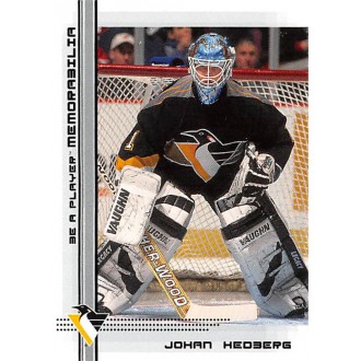 Řadové karty - Hedberg Johan - 2000-01 BAP Memorabilia No.502