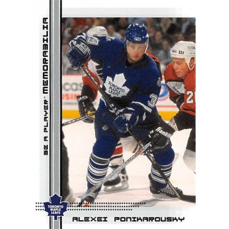 Řadové karty - Ponikarovsky Alexei - 2000-01 BAP Memorabilia No.521
