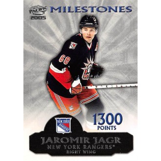 Insertní karty - Jágr Jaromír - 2004-05 Pacific Milestones No.3