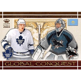 Insertní karty - Antropov Nik, Nabokov Evgeni - 2003-04 Crown Royale Global Conquest No.5