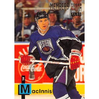 Insertní karty - MacInnis Al - 1994-95 Stadium Club Members Only 50 No.7