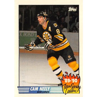 Insertní karty - Neely Cam - 1990-91 Topps Team Scoring Leaders No.3