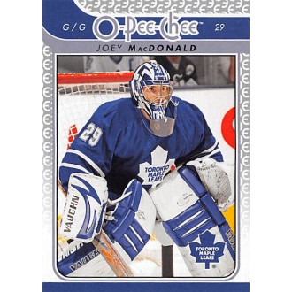 Řadové karty - MacDonald Joey - 2009-10 O-Pee-Chee No.643