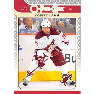 Řadové karty - Lang Robert - 2009-10 O-Pee-Chee No.647