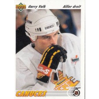 Řadové karty - Valk Garry - 1991-92 Upper Deck French No.152