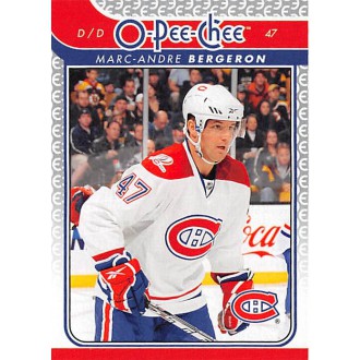 Řadové karty - Bergeron Marc-Andre - 2009-10 O-Pee-Chee No.693