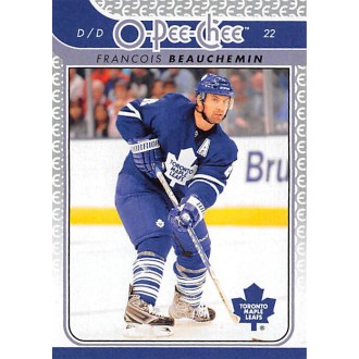 Řadové karty - Beauchemin Francois - 2009-10 O-Pee-Chee No.694