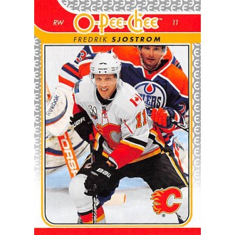 Řadové karty - Sjostrom Fredrik - 2009-10 O-Pee-Chee No.705