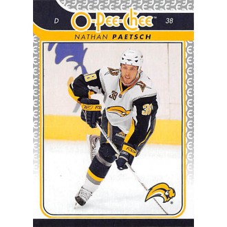 Řadové karty - Paetsch Nathan - 2009-10 O-Pee-Chee No.711