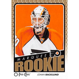 Řadové karty - Backlund Johan - 2009-10 O-Pee-Chee No.769