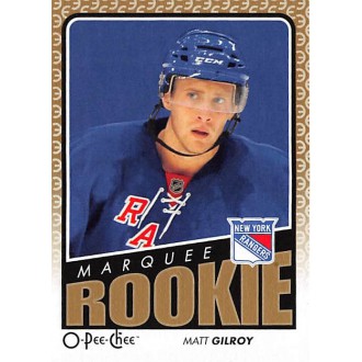Řadové karty - Gilroy Matt - 2009-10 O-Pee-Chee No.776