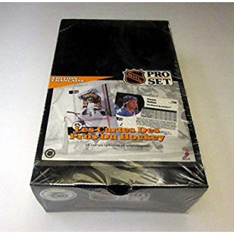 Boxy karet NHL - Pro Set French Series 1 Hockey Box 1991-92