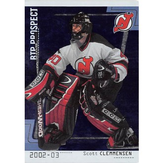 Řadové karty - Clemmensen Scott - 2002-03 Between The Pipes No.88