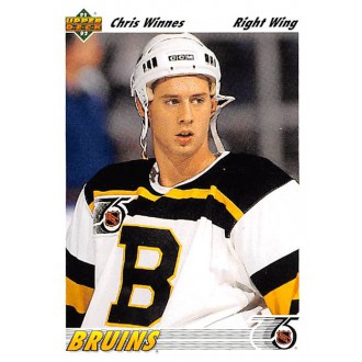 Řadové karty - Winnes Chris - 1991-92 Upper Deck No.514
