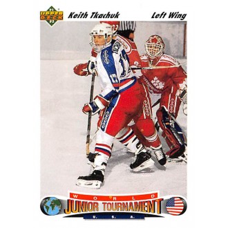 Řadové karty - Tkachuk Keith - 1991-92 Upper Deck No.698