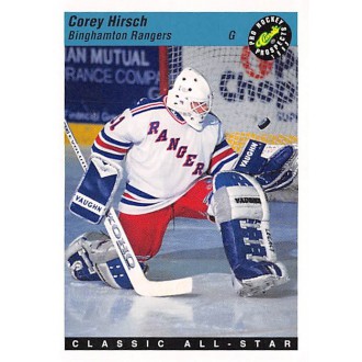 Řadové karty - Hirsch Corey - 1992-93 Classic Pro Prospects No.65