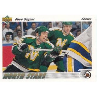 Řadové karty - Gagner Dave - 1991-92 Upper Deck French No.180