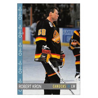 Řadové karty - Kron Robert - 1992-93 O-Pee-Chee No.2