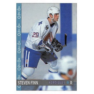 Řadové karty - Finn Steven - 1992-93 O-Pee-Chee No.7