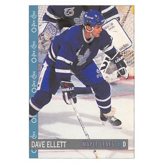 Řadové karty - Ellett Dave - 1992-93 O-Pee-Chee No.9