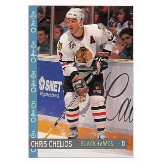 Řadové karty - Chelios Chris - 1992-93 O-Pee-Chee No.13