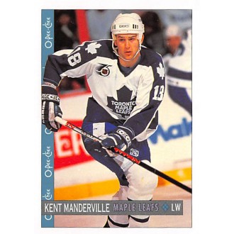 Řadové karty - Manderville Kent - 1992-93 O-Pee-Chee No.14