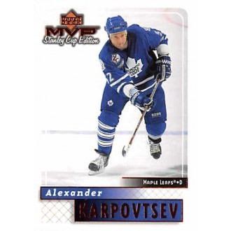 Řadové karty - Karpovtsev Alexander - 1999-00 MVP Stanley Cup No.180