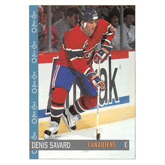 Řadové karty - Savard Denis - 1992-93 O-Pee-Chee No.35