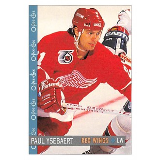 Řadové karty - Ysebaert Paul - 1992-93 O-Pee-Chee No.46