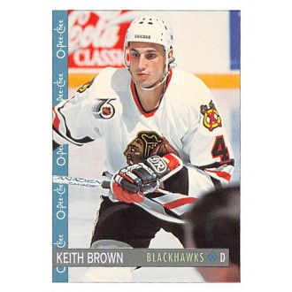 Řadové karty - Brown Keith - 1992-93 O-Pee-Chee No.48