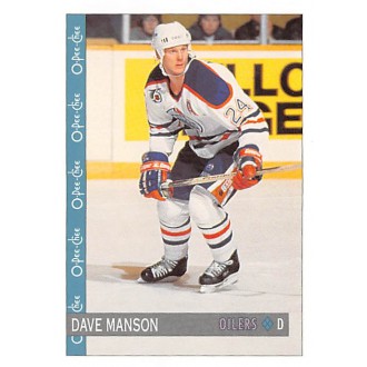 Řadové karty - Manson Dave - 1992-93 O-Pee-Chee No.56