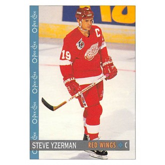 Řadové karty - Yzerman Steve - 1992-93 O-Pee-Chee No.61