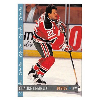 Řadové karty - Lemieux Claude - 1992-93 O-Pee-Chee No.67