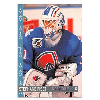 Řadové karty - Fiset Stephane - 1992-93 O-Pee-Chee No.75
