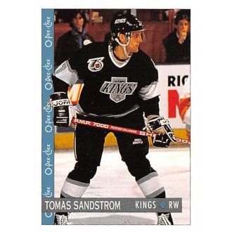 Řadové karty - Sandstrom Tomas - 1992-93 O-Pee-Chee No.91