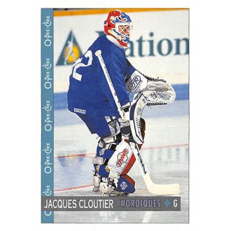 Řadové karty - Cloutier Jacques - 1992-93 O-Pee-Chee No.113