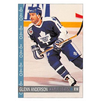Řadové karty - Anderson Glenn - 1992-93 O-Pee-Chee No.134