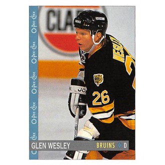 Řadové karty - Wesley Glen - 1992-93 O-Pee-Chee No.150
