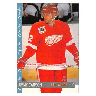 Řadové karty - Carson Jimmy - 1992-93 O-Pee-Chee No.152