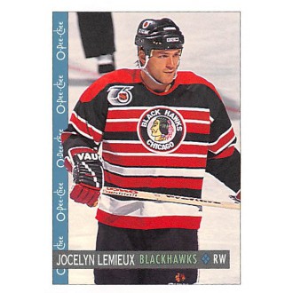 Řadové karty - Lemieux Jocelyn - 1992-93 O-Pee-Chee No.153